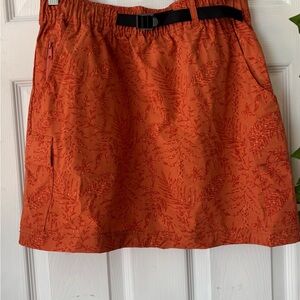 Aspen Orange Hiking Skirt - OG PRICE $50.00